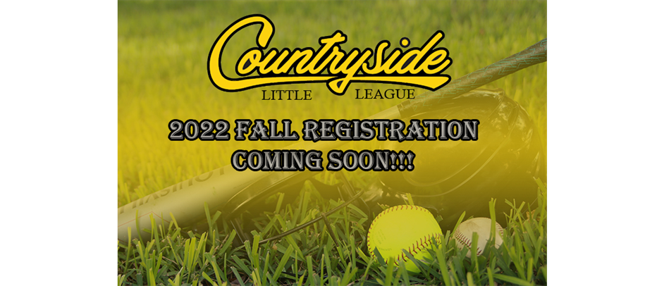 2022 Fall Registration coming soon....